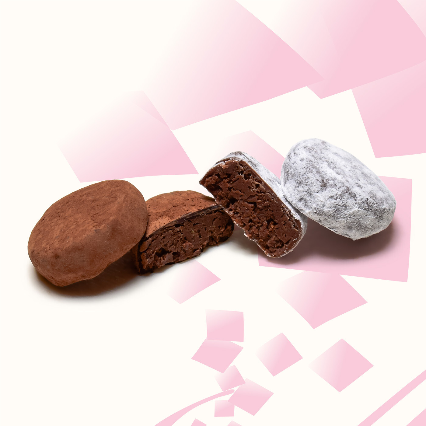 Muscadines chocolat noir et au lait