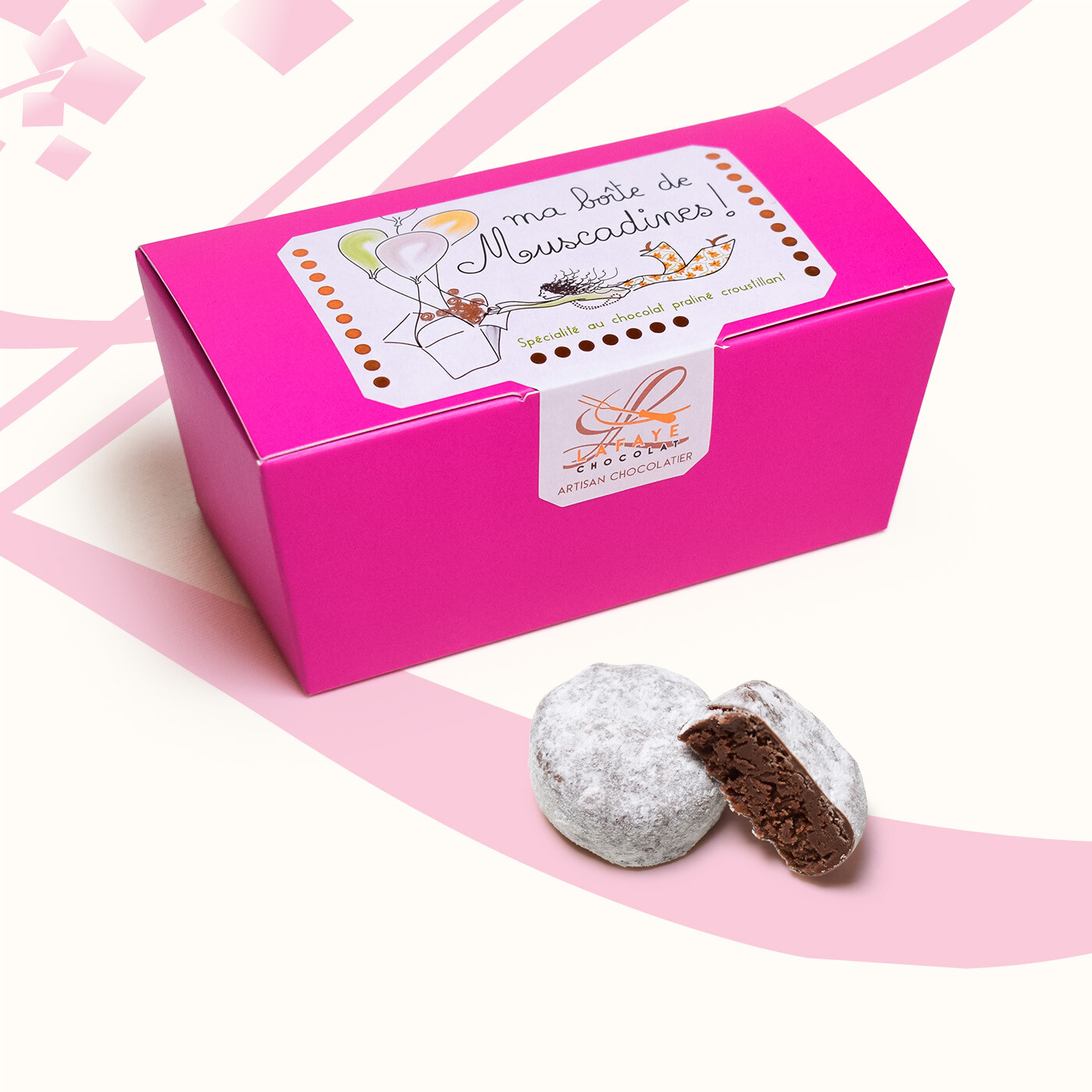 Muscadines chocolat au lait ballotin