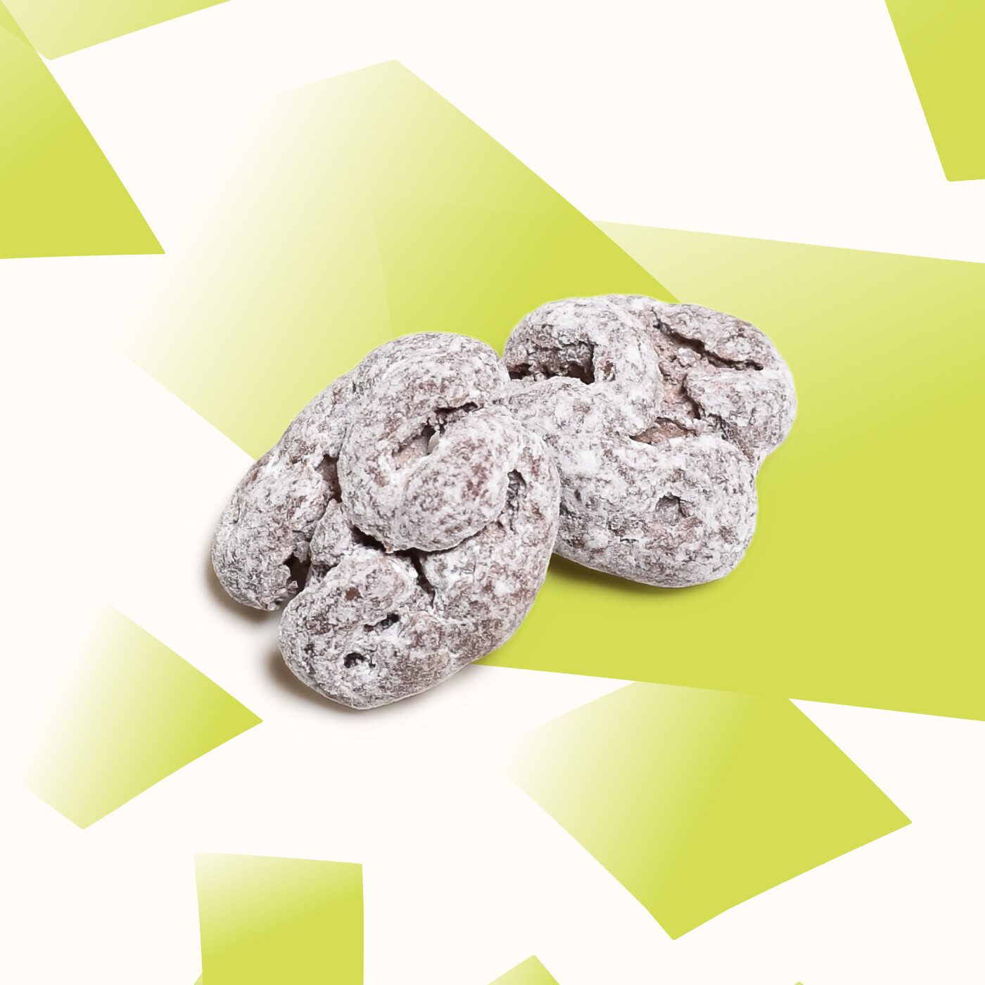 Noix enrobées de chocolat au lait et caramel