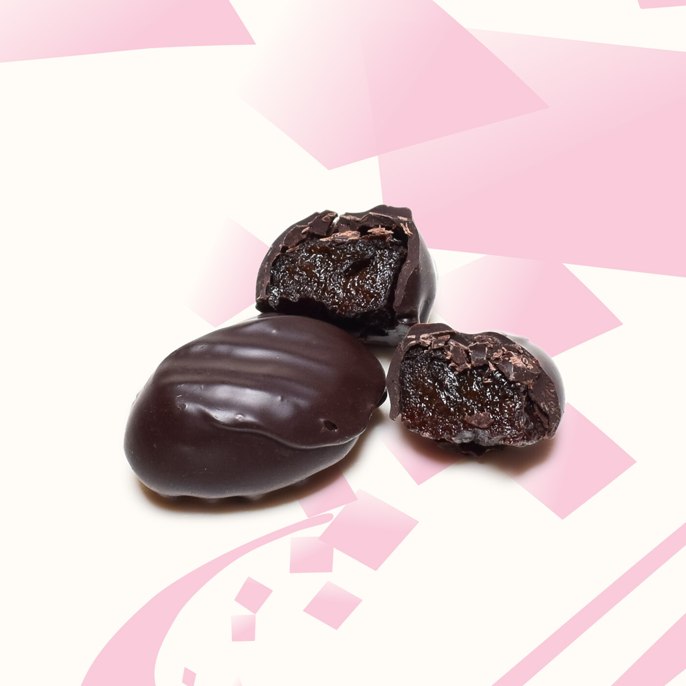 Pruneaux enrobés de chocolat noir