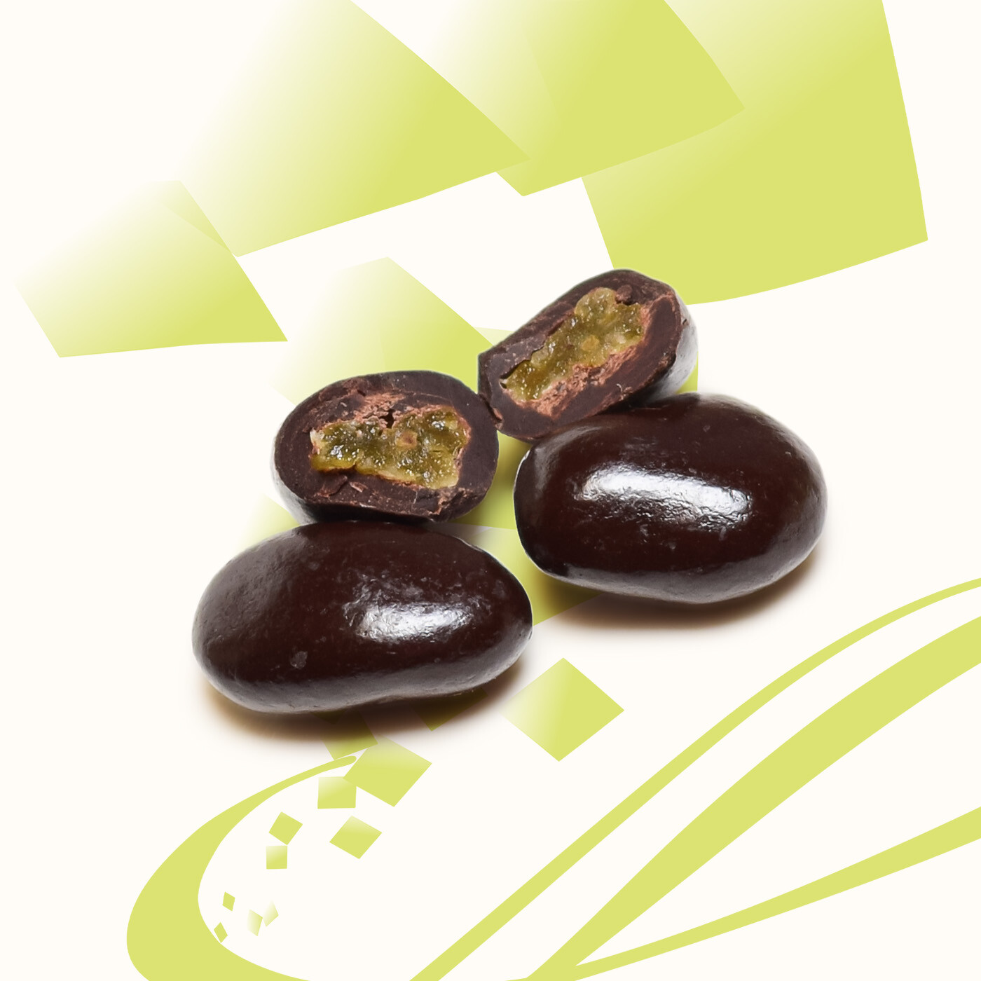 Raisins confits enrobés de chocolat noir