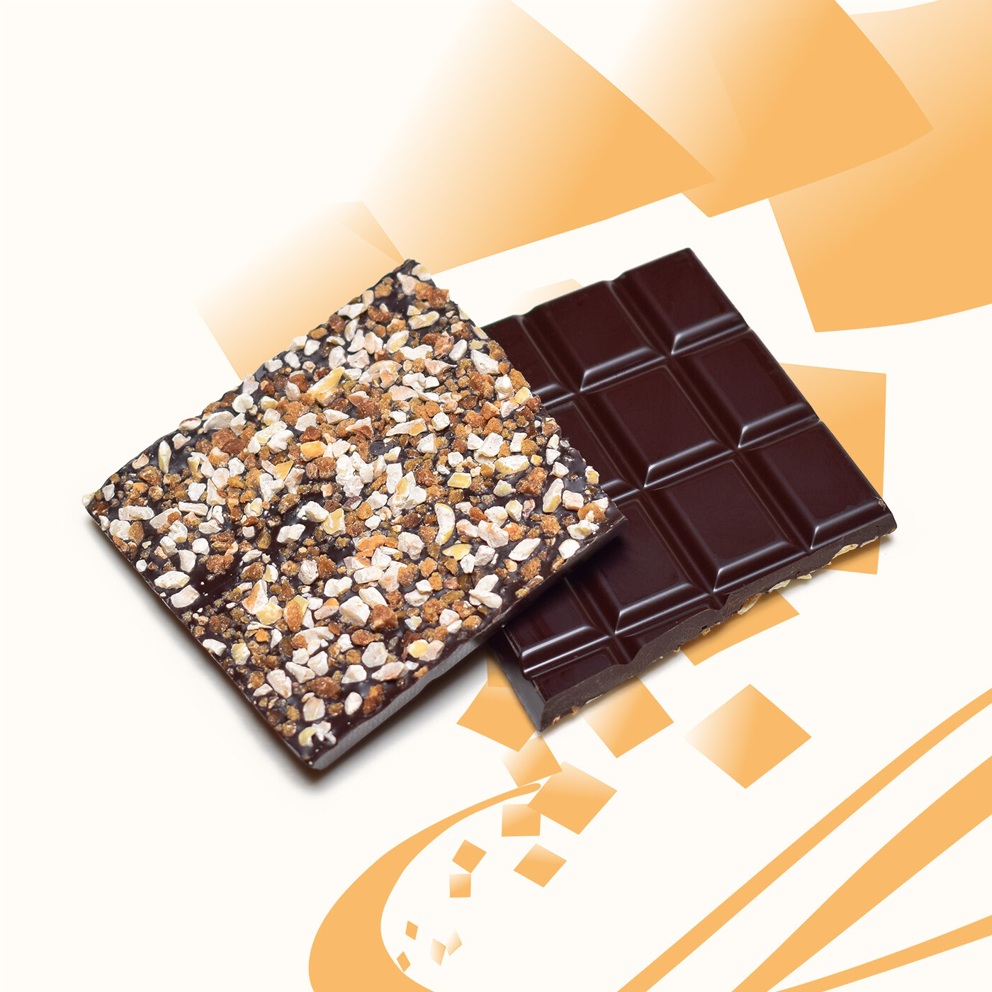 tablette chocolat noir et noisettes