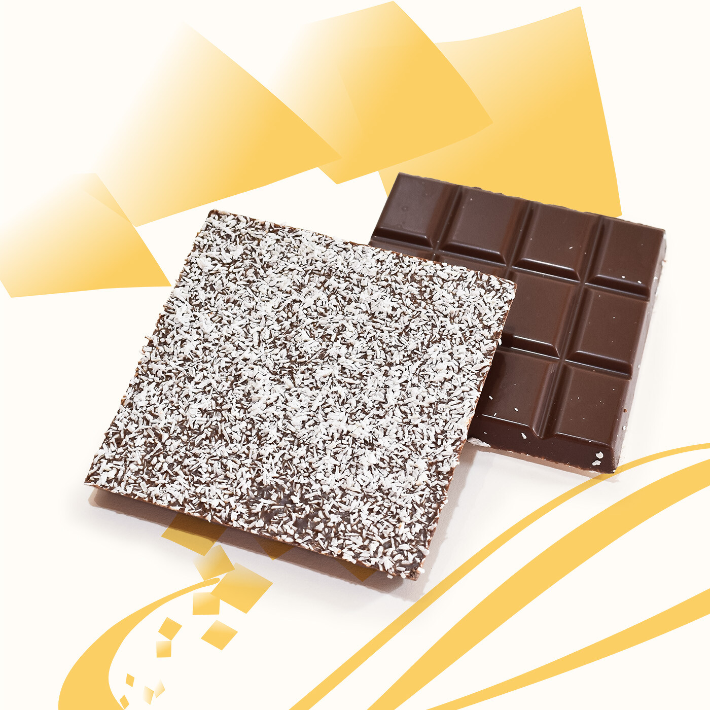 tablette chocolat au lait et noix de coco
