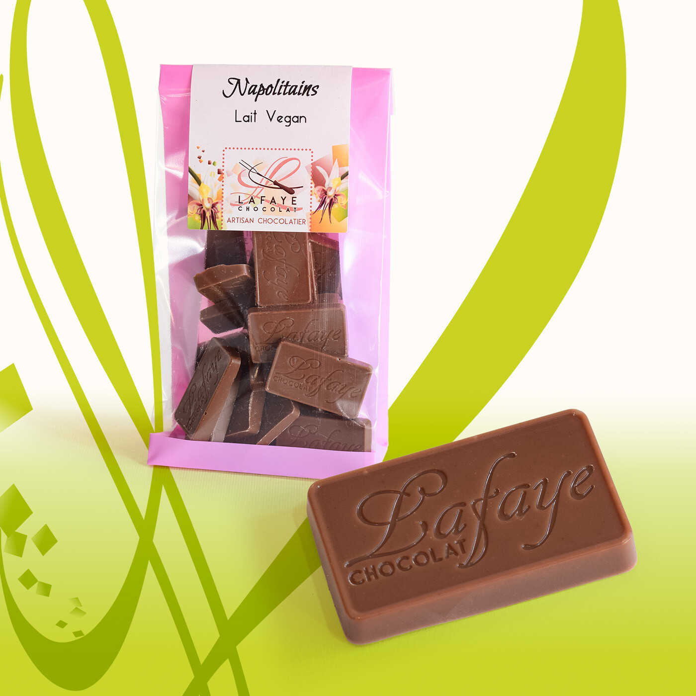 Napolitains chocolat au lait Vegan