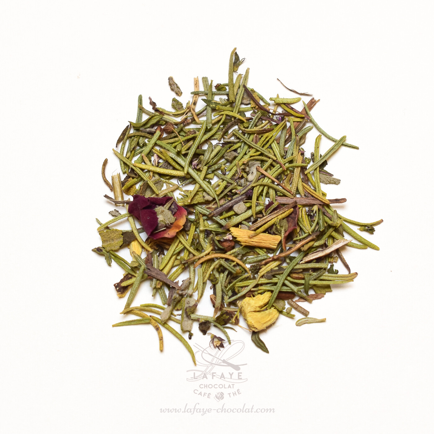 Secret de ma grand mère: tisane mélange de plantes aromatiques vendu par Lafaye chocolat.