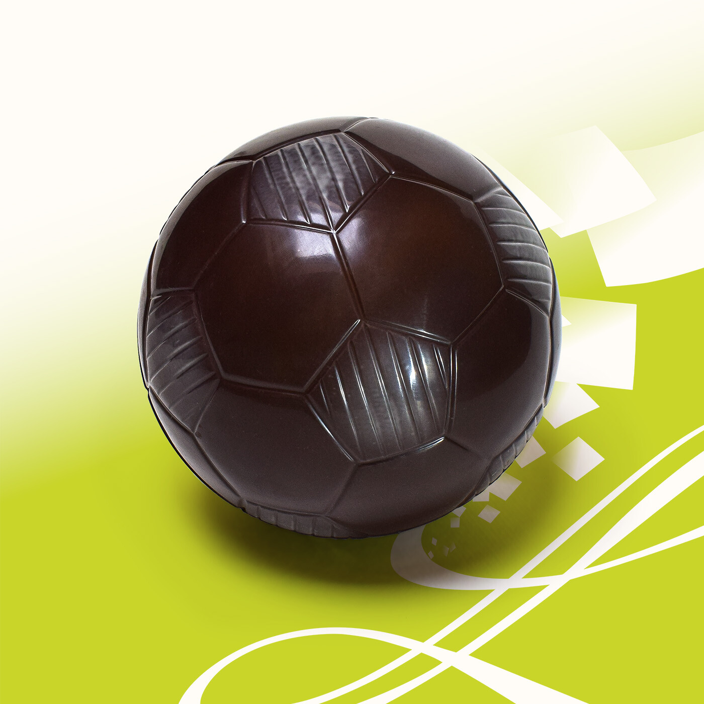 Ballon de foot en chocolat
