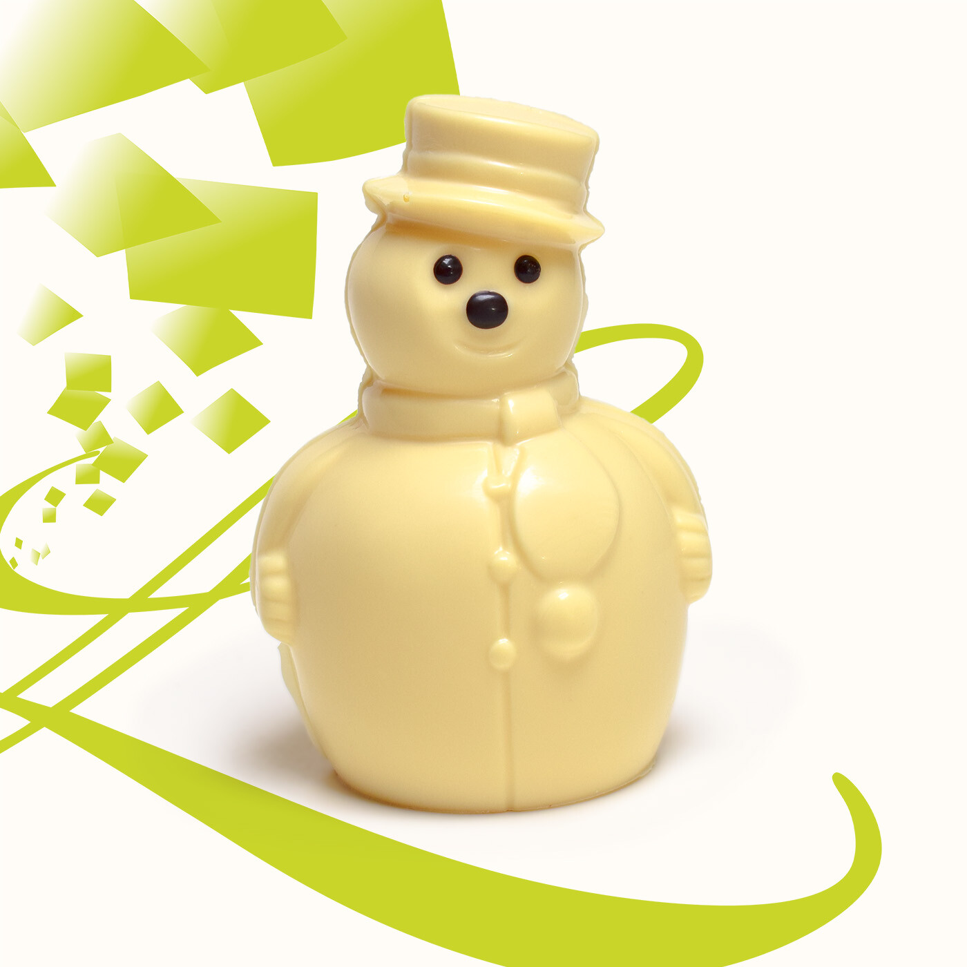 Bonhomme de neige en chocolat