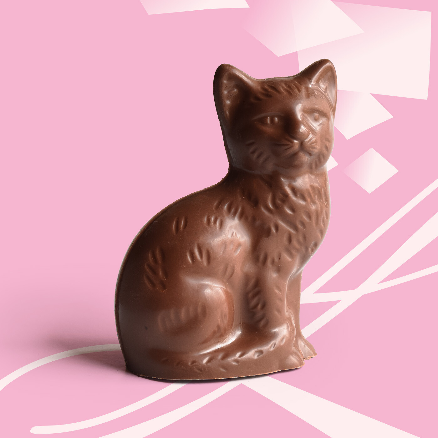 Chat en chocolat