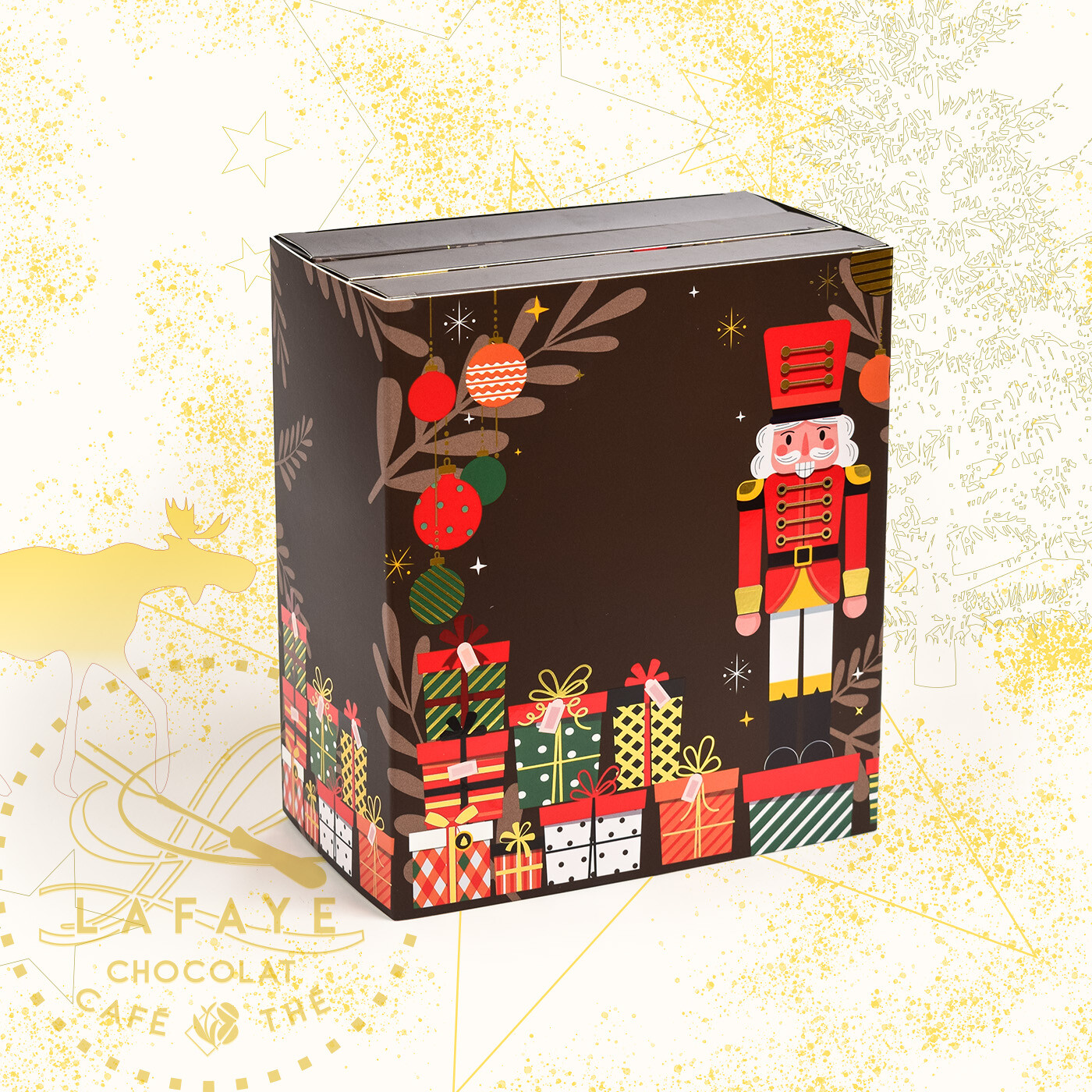 Calendrier de l'Avent garni de chocolats