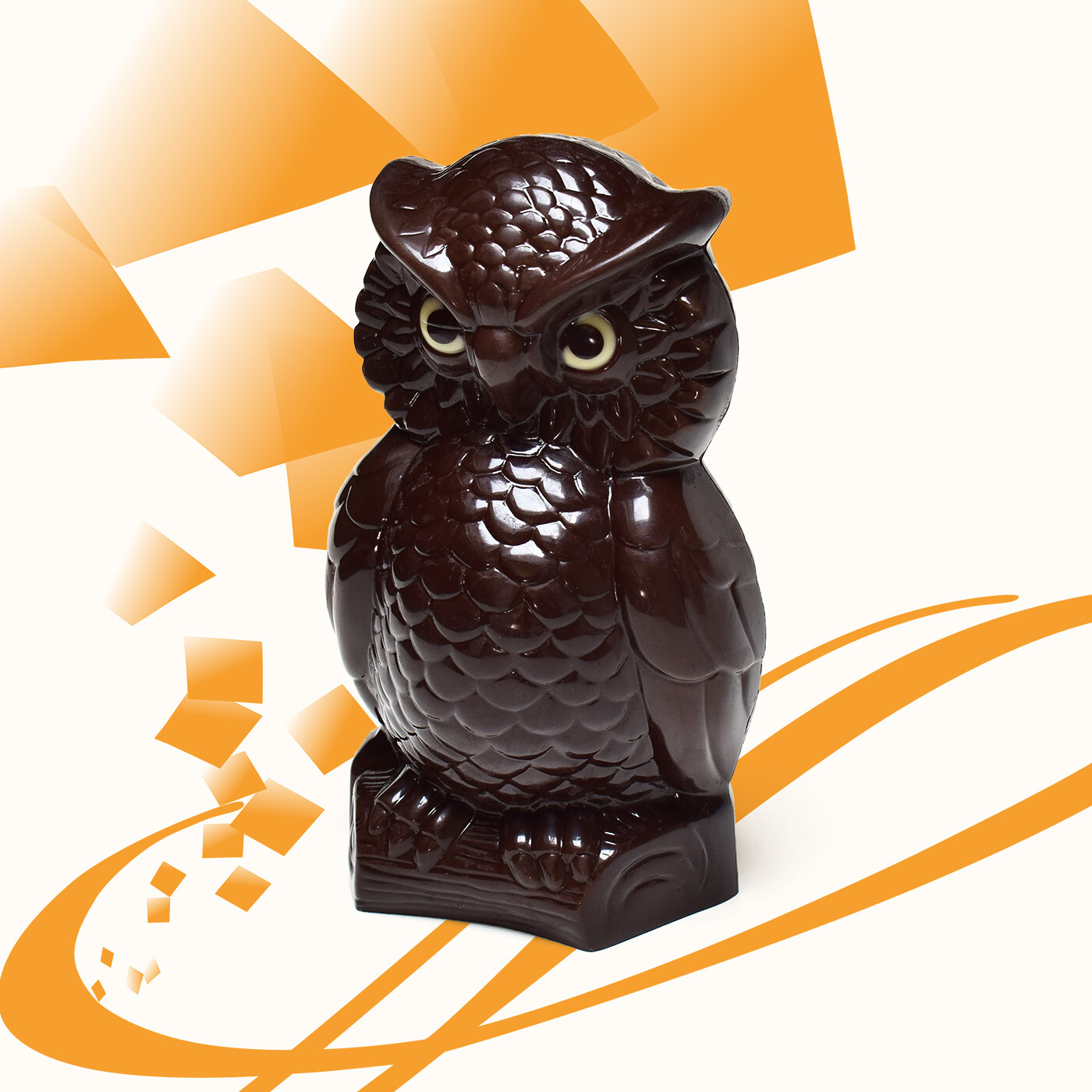 Chouette en chocolat