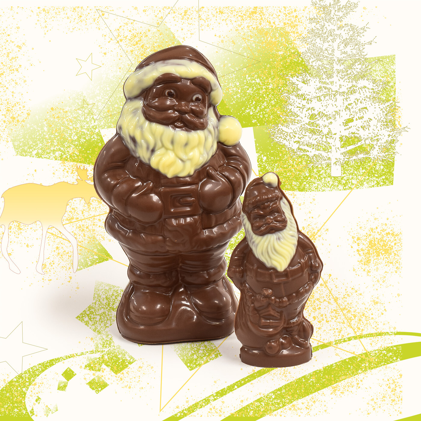 Père Noël en chocolat – Image 3