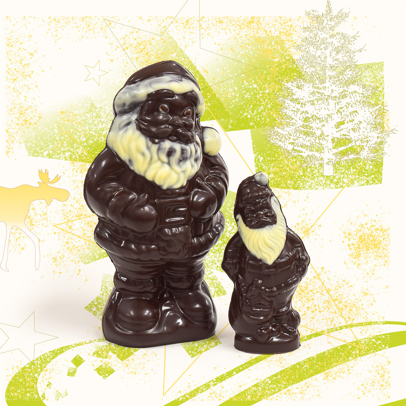 Père Noël en chocolat – Image 2