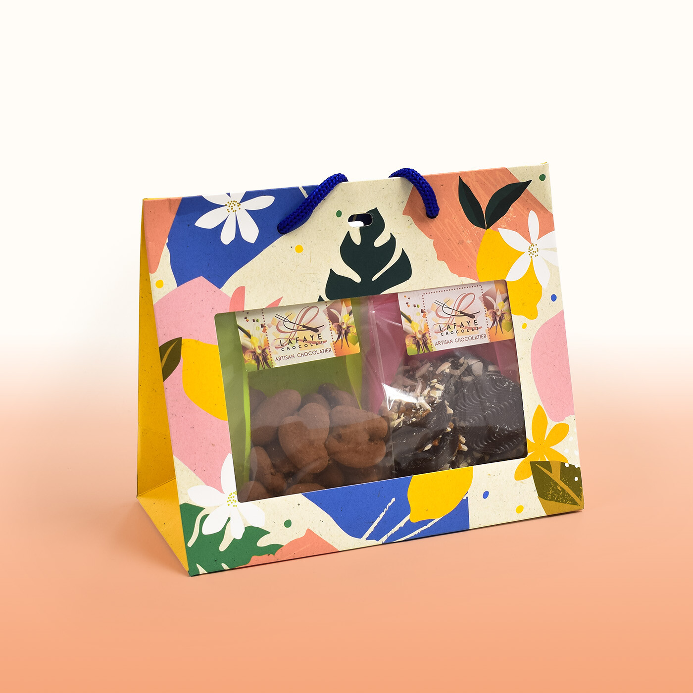 Pochette gourmande "Florale" : duo de spécialités