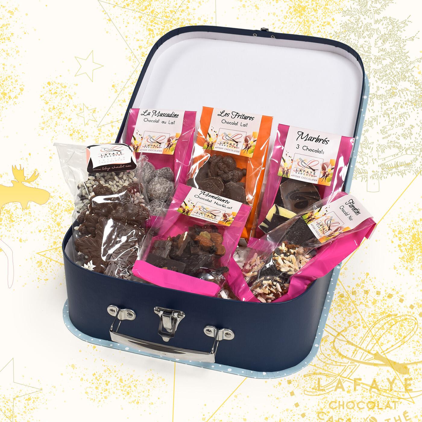 Valisette de chocolats de Noël – Image 3