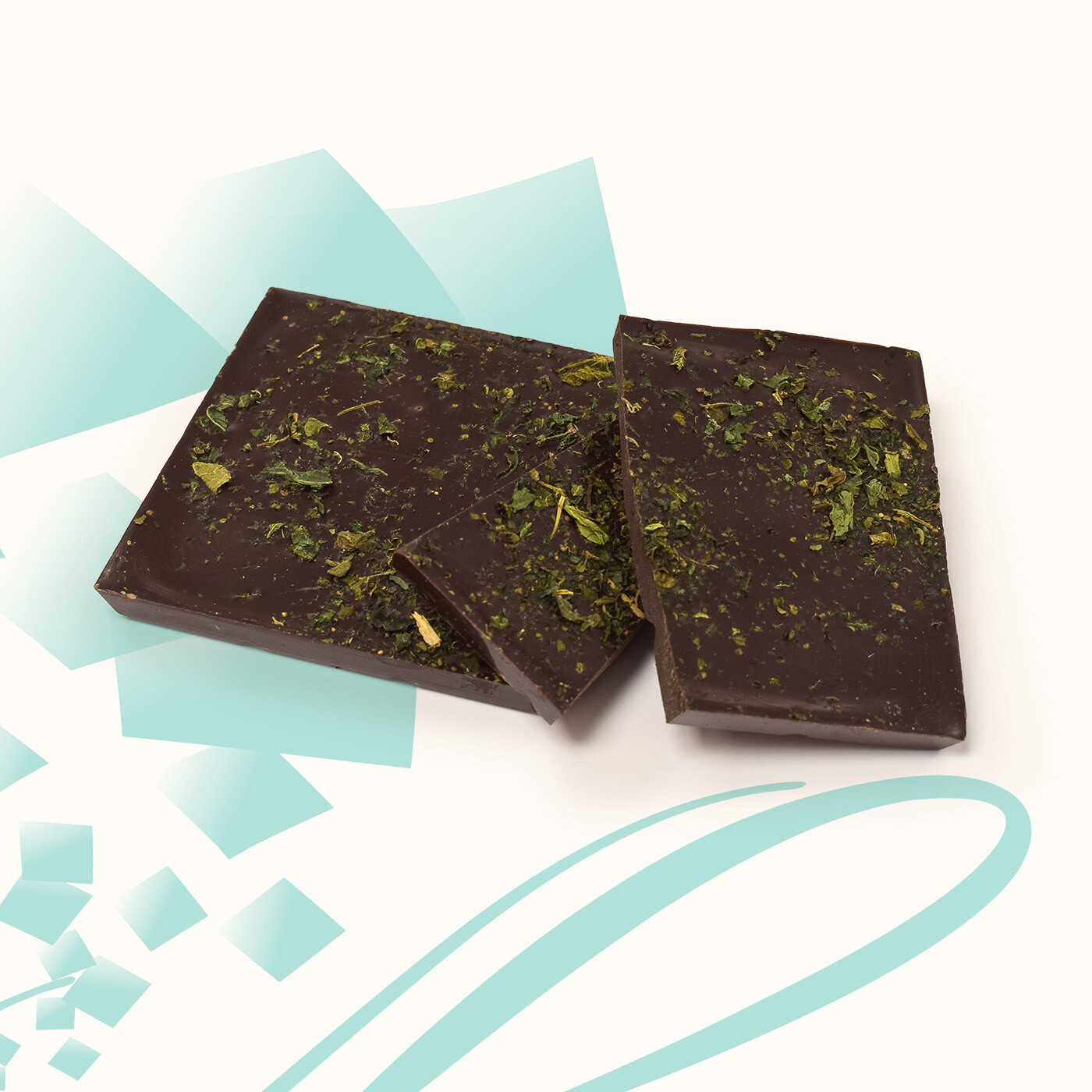 Tablette chocolat noir ortie – Image 2