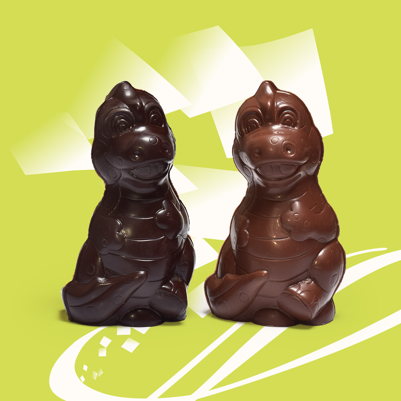 Dinosaure en chocolat