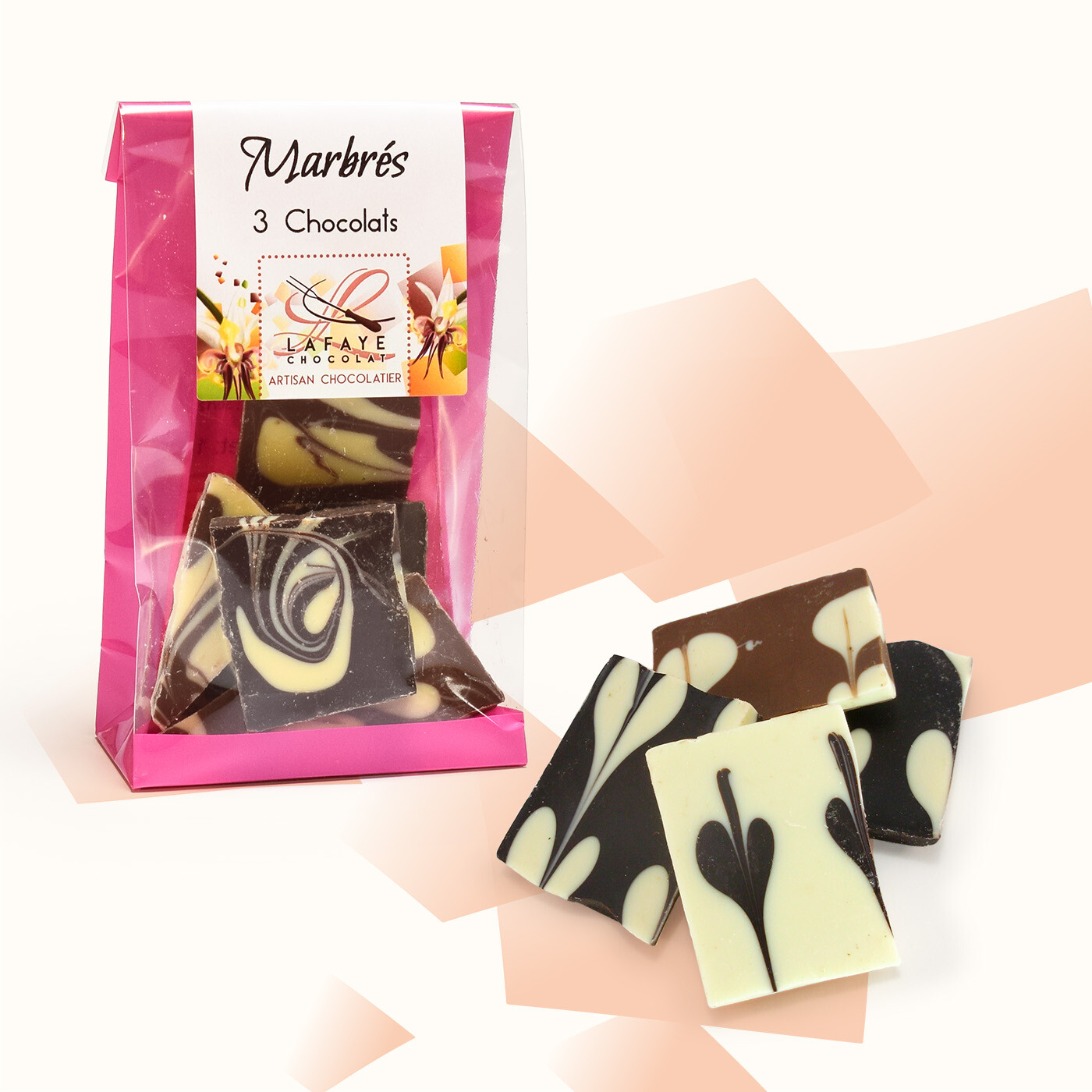 Marbrés 3 chocolats 100g