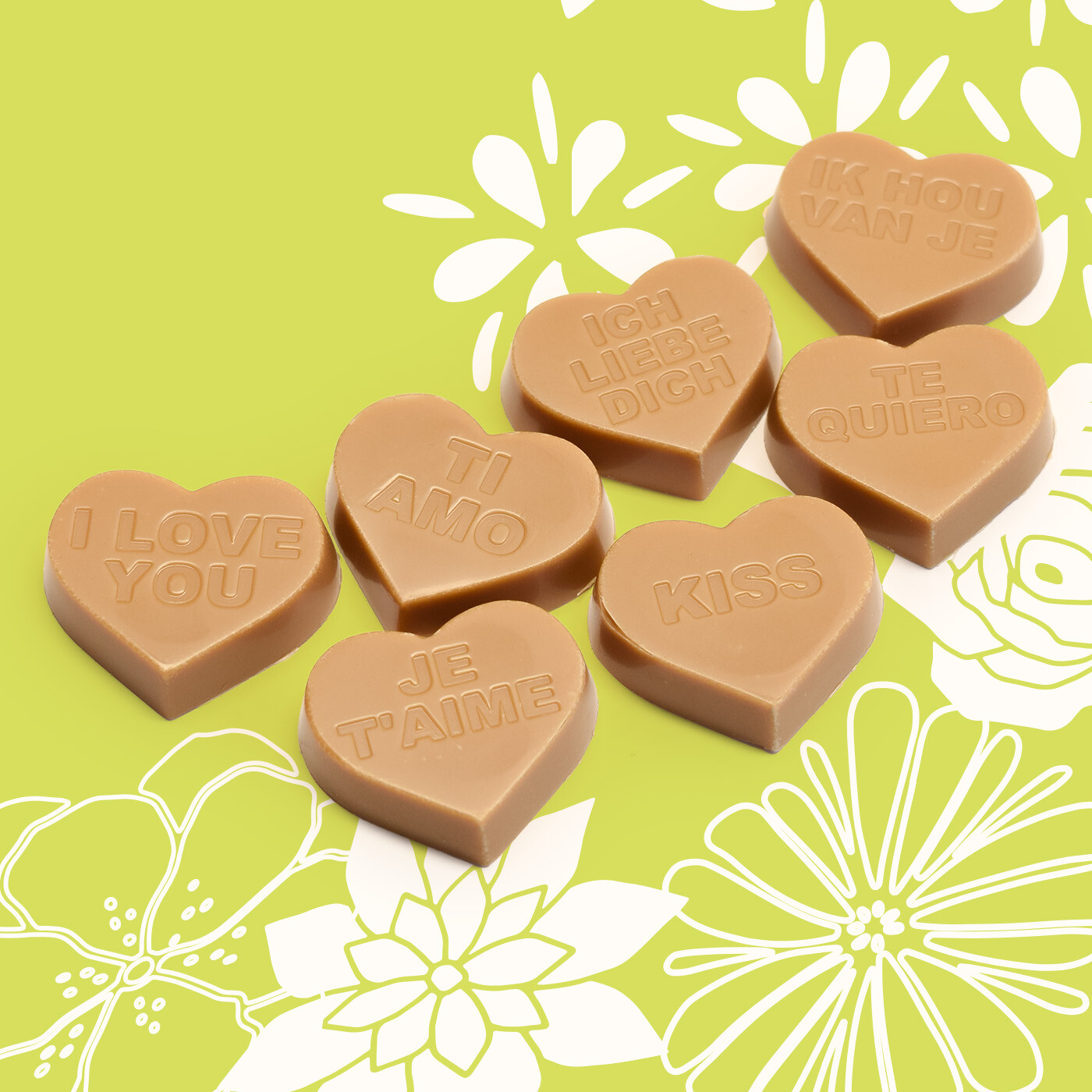 Petits cœurs en chocolat