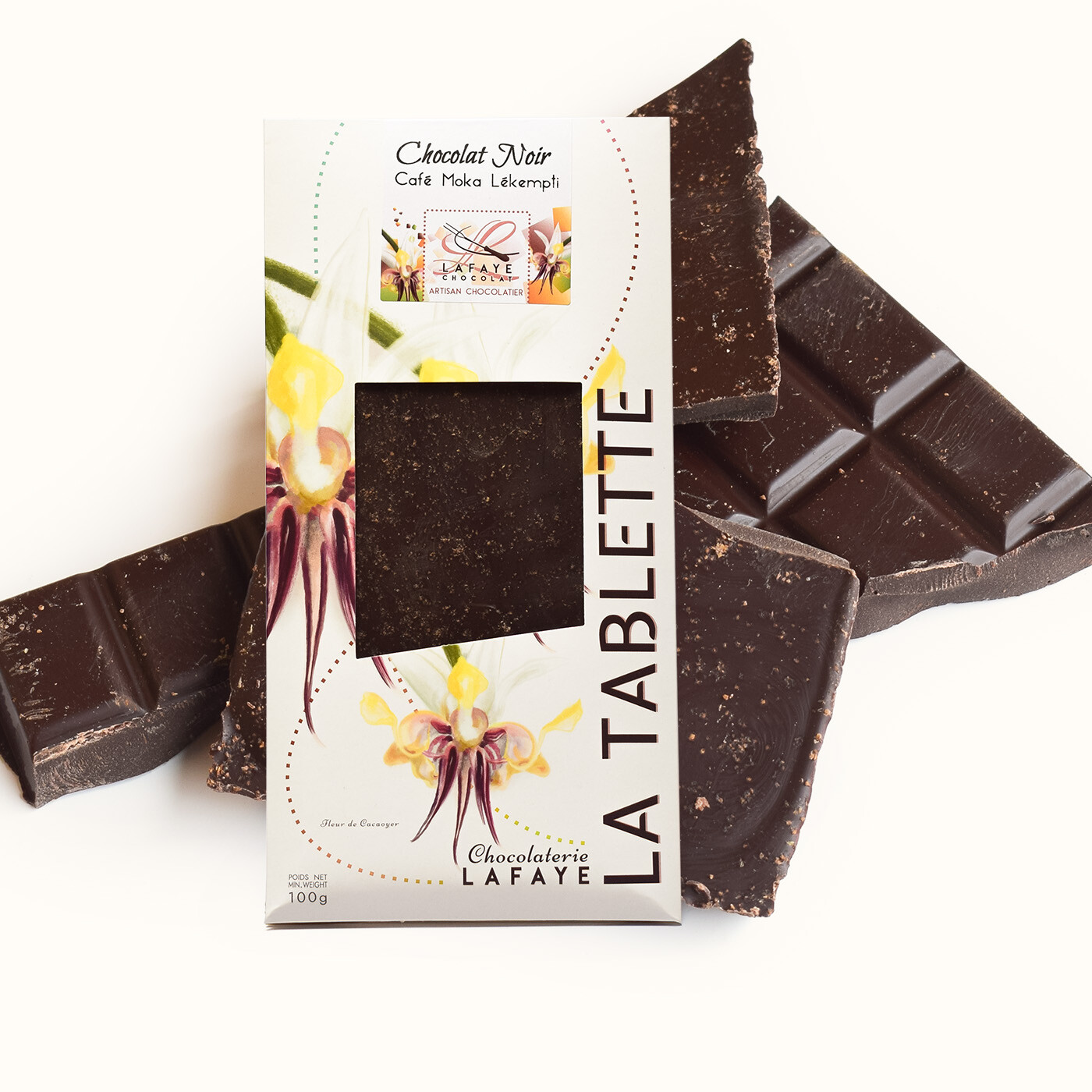 Tablette chocolat noir - Moka Lékempti