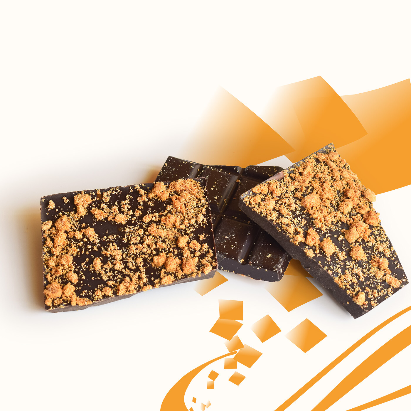 Tablette chocolat noir spéculoos – Image 2