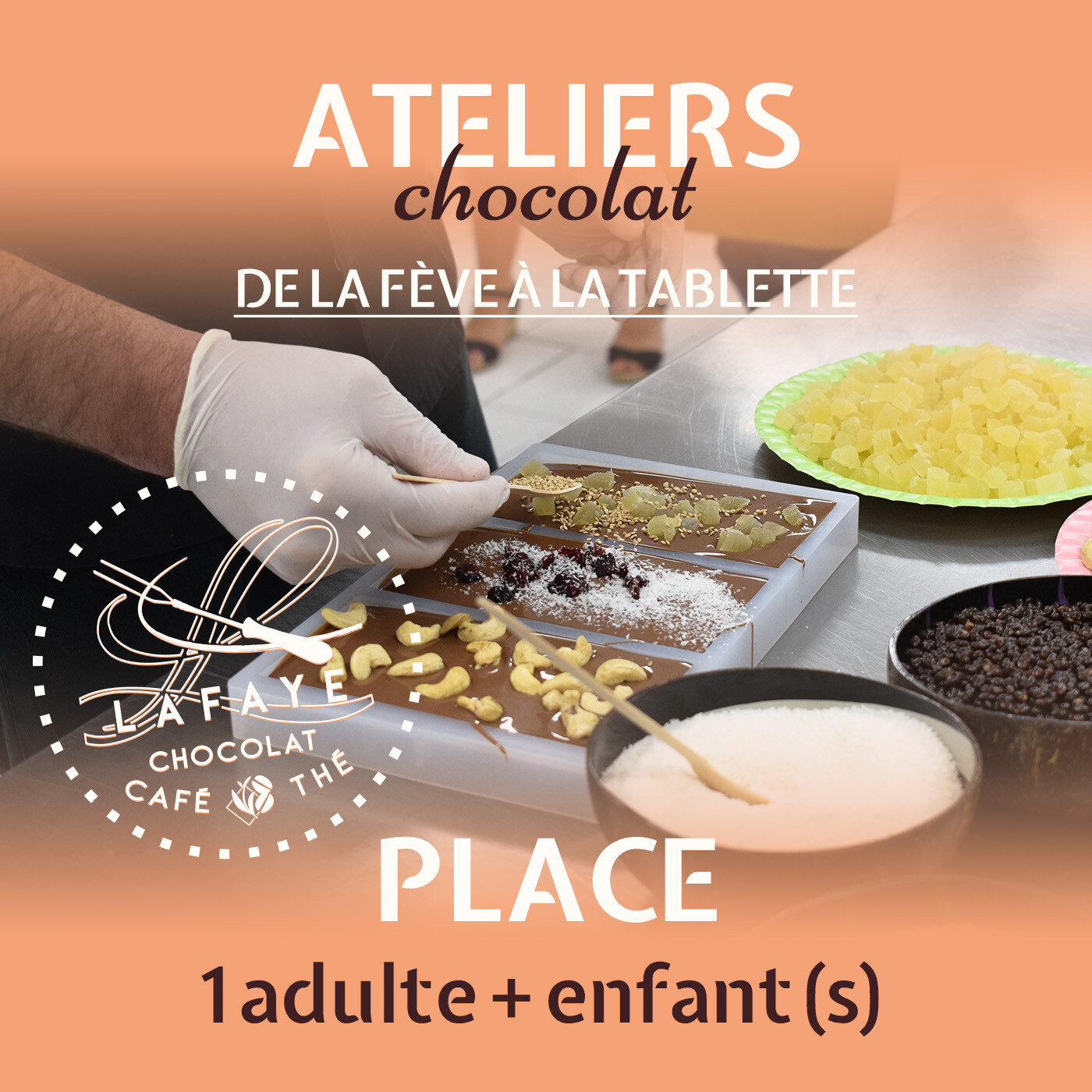Ateliers chocolat - 1 adulte + enfant(s)
